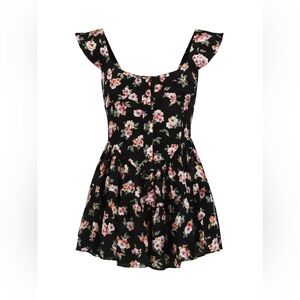 Vanessa Mooney The Elisabeth Romper Dress - '90s Rose Print